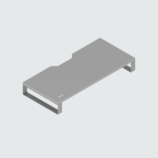 پایه زیر مانیتوری اداری دنیته مدل جوینت رنگ نقره ای