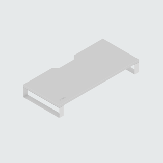 زیر مانیتوری MDF دنیته مدل جوینت سفید - Dmj03
