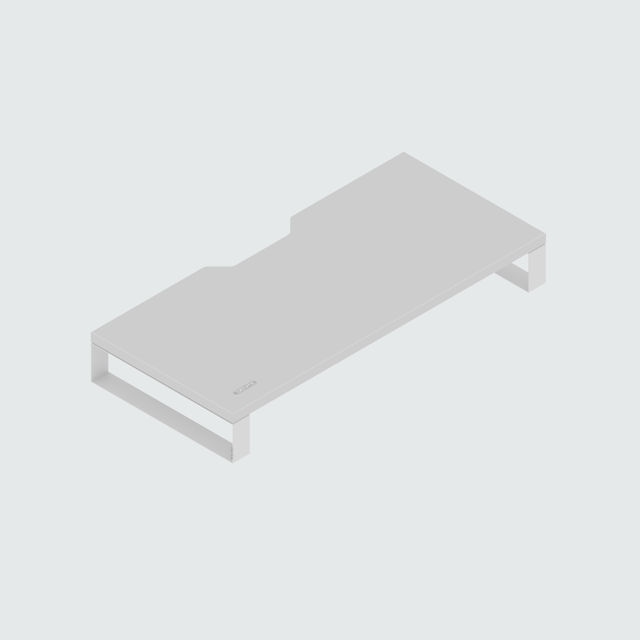 زیر مانیتوری MDF دنیته مدل جوینت سفید - Dmj03