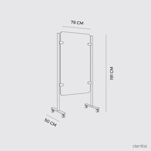 وایت برد دنیته مدل تاپو ابعاد - Dbj04